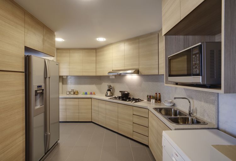 Contemporary, Modern Design - Kitchen - HDB 5 Room - Design by Classic Ideas Design & Build Pte Ltd